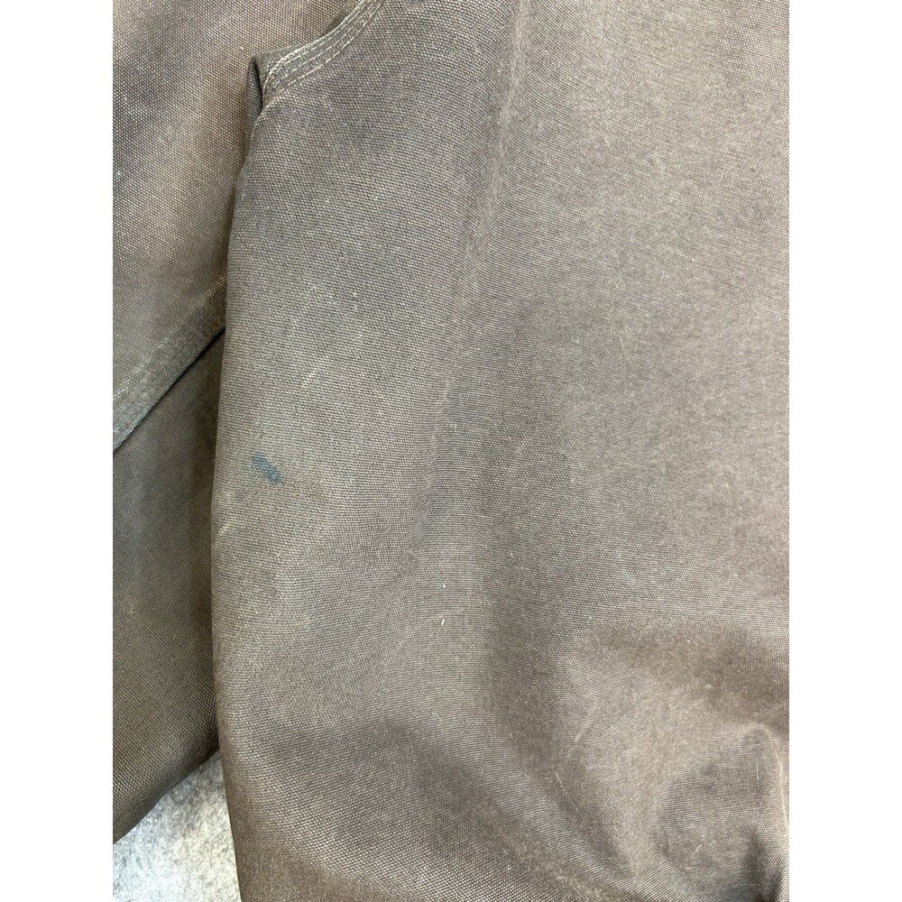 Vintage Carhartt Hooded Zip Up Jacket Mens Large RN# 14806 Brown - Picture 11 of 12